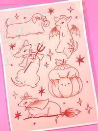 Image 5 of Spooky Sausages A4 Print