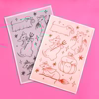 Image 1 of Spooky Sausages A4 Print