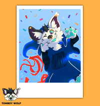 Daisy "Porter" Paws Matte Print