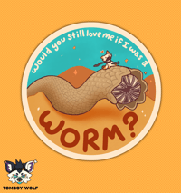 Image 1 of The Worm Sticker
