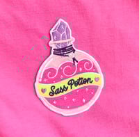 Image 2 of Sass Potion Iron-On Embroidered Patch