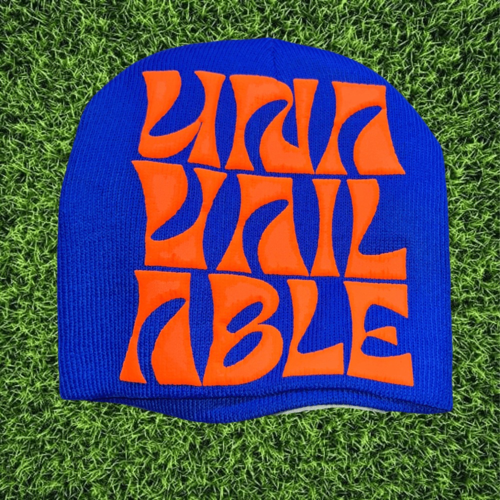 Image of Royal Blue & Orange Beanie