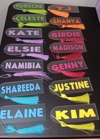 Image 1 of Personalized Acrylic Bookmark