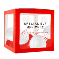Image 1 of Personalised Red 'Special Elf Delivery' Box