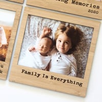 Image 7 of Magnetic Photo Frame. Anniversary Gift. Photo Fridge Magnet. 