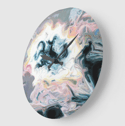 Light Eclipsed Acrylic Glass Clock