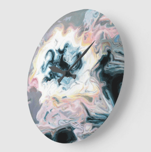 Image of Light Eclipsed Acrylic Glass Clock