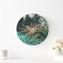 Light Blossom Acrylic Glass Clock