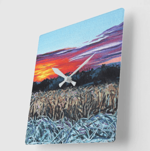 Image of Break Of Day Acrylic Glass Clock