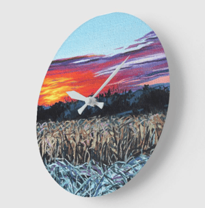 Image of Break Of Day Acrylic Glass Clock