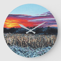 Break Of Day Acrylic Glass Clock