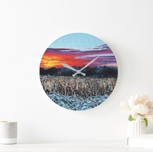 Image of Break Of Day Acrylic Glass Clock