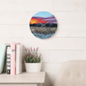 Break Of Day Acrylic Glass Clock