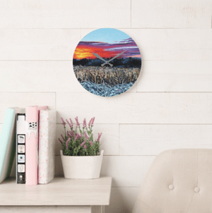 Image of Break Of Day Acrylic Glass Clock