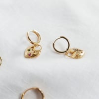 Image 2 of Goldie Hoops - Heart