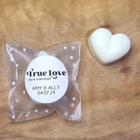 Image 2 of Wax Melt Wedding Favours - Polka Dot Pouches