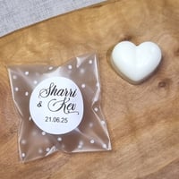 Image 4 of Wax Melt Wedding Favours - Polka Dot Pouches