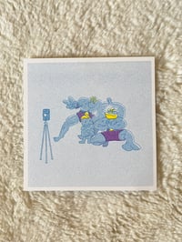Ma-Squad Gym Selfie Risograph