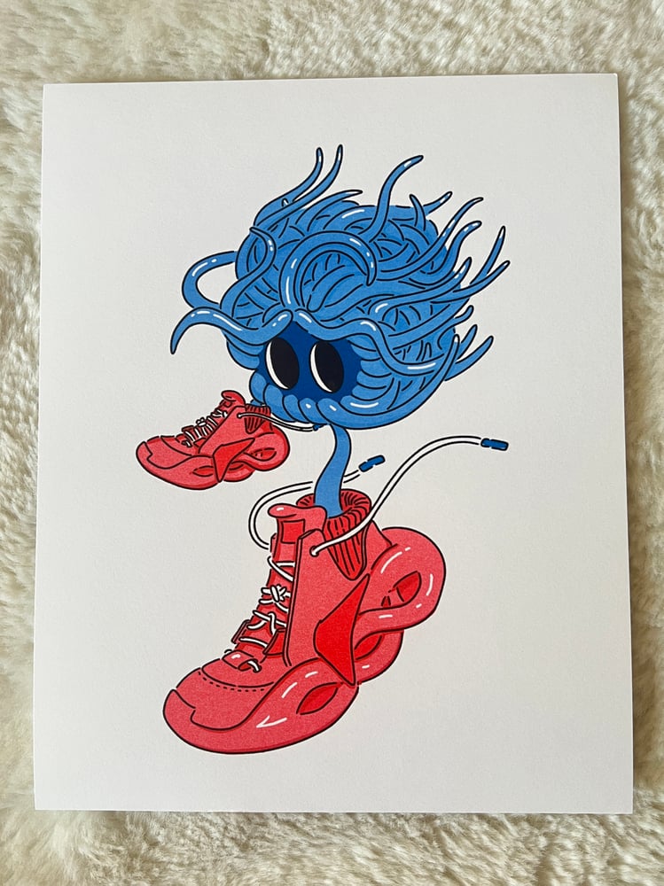 Image of Tangela's Sick Kicks Risograph