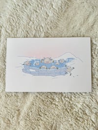 Snow Mankee Risograph