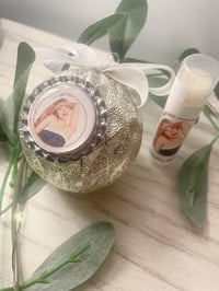 Image 2 of Sabrina Carpenter Inspired Holiday Ornament & Lip Balm Gift Set