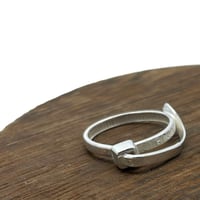 Image 2 of Zip Tie Rings (Sterling Silver)