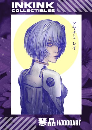 Image of Neon Genesis Evangelion 001 Postcards set // 慧晶 hj000art