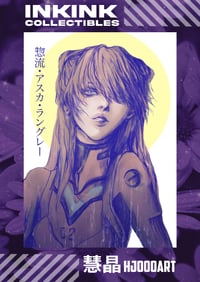 Image 3 of Neon Genesis Evangelion 001 Postcards set // 慧晶 hj000art