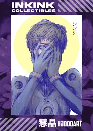 Image of Neon Genesis Evangelion 001 Postcards set // 慧晶 hj000art