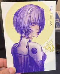 Image 5 of Neon Genesis Evangelion 001 Postcards set // 慧晶 hj000art