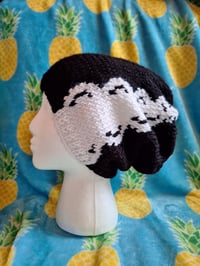 Image 1 of Knitting Pattern for Bride of Frankenstein Hair Hat