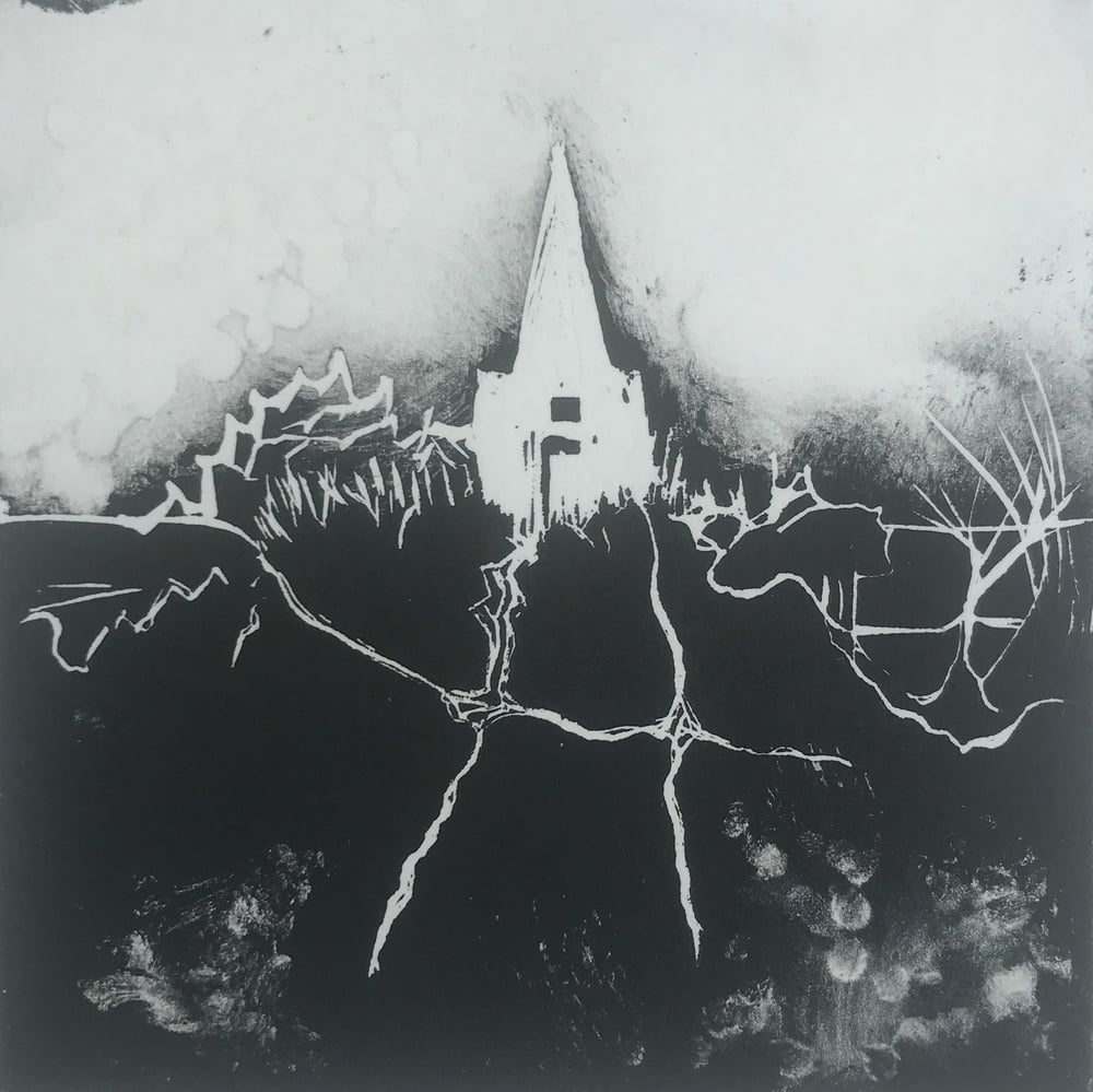 Image of Greeting cards hand printed: Battersea Power Station, The Monument, Farley Mount