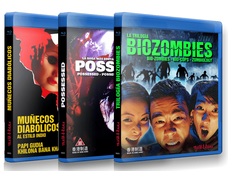 Image of COMBO CHUCKY INDIO, ZOMBIS Y POSESIONES BIZARRAS 