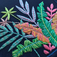 Image 4 of Midnight Jungle Embroidery Kit