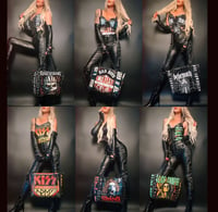 Image 1 of ONE OF A KIND HEAVY METAL STUDDED BAGS 