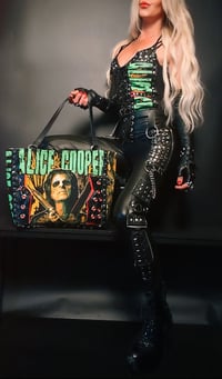 Image 12 of ONE OF A KIND HEAVY METAL STUDDED BAGS 