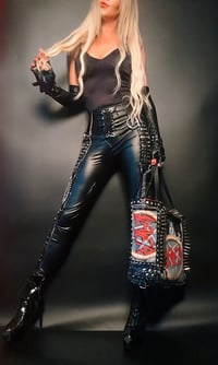 Image 21 of ONE OF A KIND HEAVY METAL STUDDED BAGS 