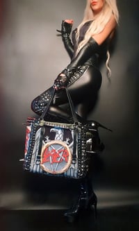 Image 5 of ONE OF A KIND HEAVY METAL STUDDED BAGS 