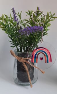 Image 2 of Patterned / Personalised Keyrings