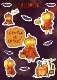 Image 1 of Planche de Sticker Pä - Halloween