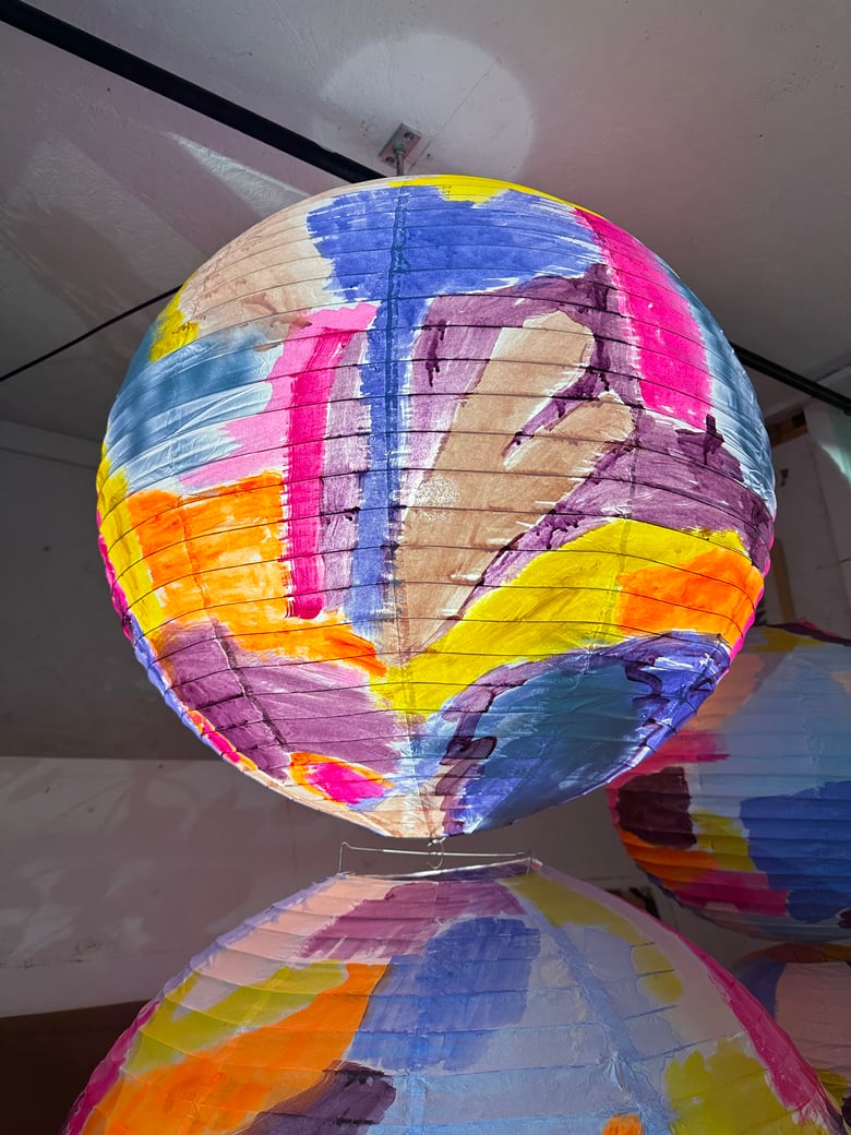 Image of Painted Paper Lanterns