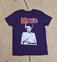 Image 2 of Misfits Bride of Frankenstein purple t-shirt 