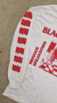 Image 3 of Black Flag Nervous Breakdown white long sleeve