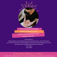 Image 2 of STALLHOLDER OFFERING - 25M Facials with Cosmetic Nurse Stephie Murphy by Health & Beauty Hub