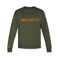 Olive Green Crewneck Sweatshirt 
