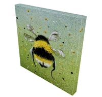 Image 4 of 'Aviator Pollinator' gallery wrapped canvas print