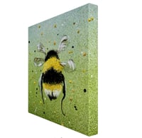 Image 2 of 'Aviator Pollinator' gallery wrapped canvas print