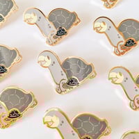 Image 2 of Galapagos Tortoise - Tiny Reptile Enamel Pins