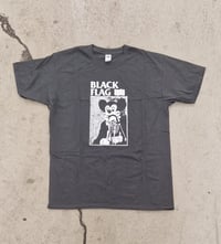 Image 1 of Black Flag Mickey Mouse grey t-shirt