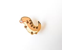 Image 1 of Blue-Tongued Skink - Tiny Reptile Enamel Pins